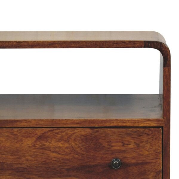Wyld Haus Trento Curved 2 Drawer Charm Console Table