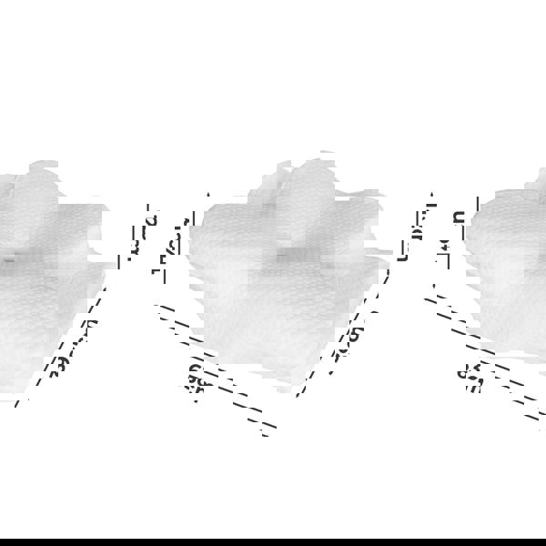 Lavio Orthopedic Memory Foam Butterfly Pillow Ergonomic Neck Shoulder Support