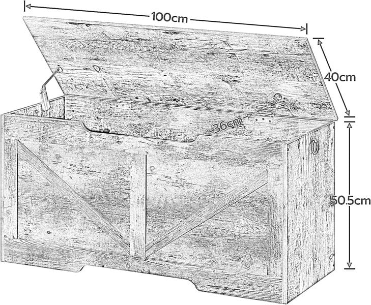 Rafaelo Mobilia Storage Bench with Lid