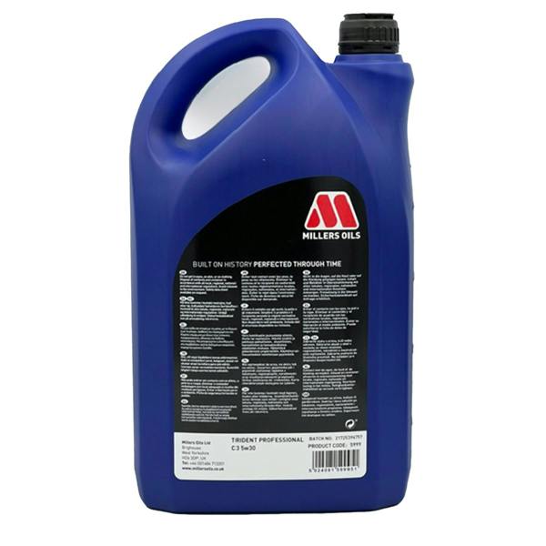 Millers Oils Trident Professional C3 5W-30 5W30 Fully Synth Engine Oil