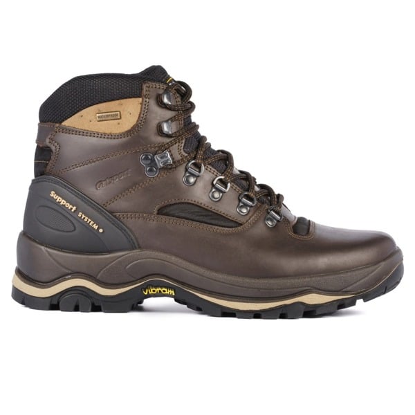 Grisport Mens Quatro Waxy Leather Walking Boots - Brown