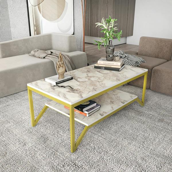 Decorotika Flora 120 cm Coffee and Cocktail Table