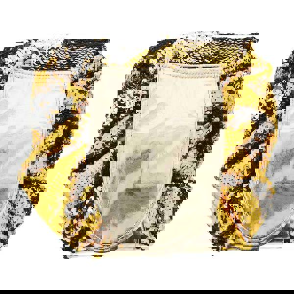 Sequin Make Up Bag Gold