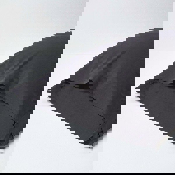 HOMESCAPES Egyptian Cotton Oxford Pillowcase 200 TC, Standard Size