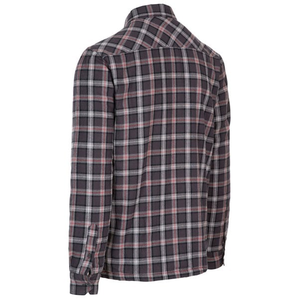 Trespass Mens Rapeseed Check Shirt - Dark Grey