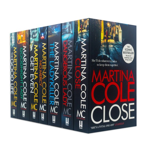 Martina Cole 7 Books Set - Close, Dangerous Lady, The Ladykiller, No Mercy, Get Even & more