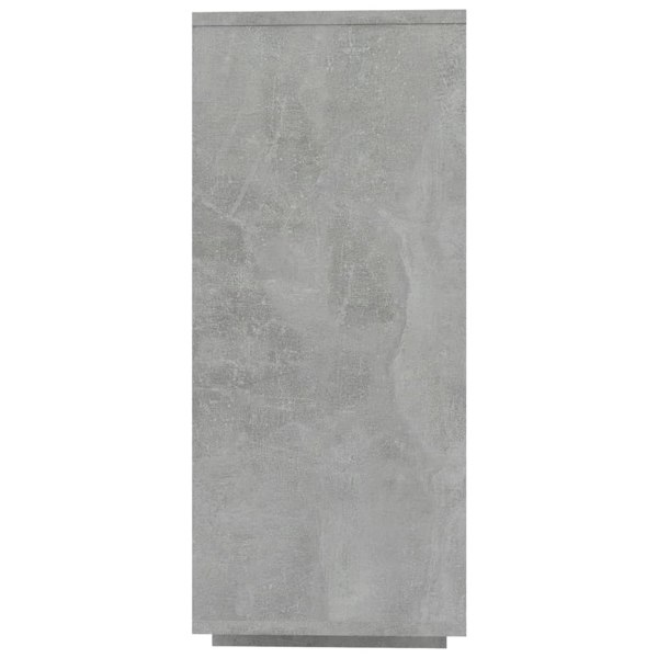 Berkfield Sideboard Concrete Grey 120x30x75 cm Engineered Wood