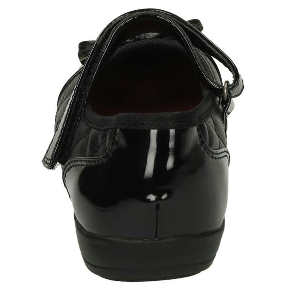 Cool For School Girls Cool For School Mary School Shoes with Adjustable Strap and Bow Design