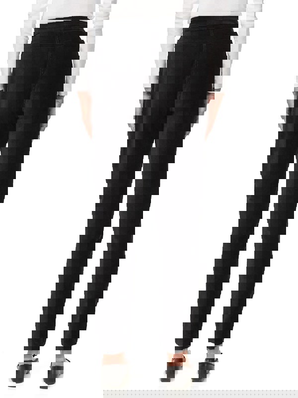 PennyPlain Ribbed Velour Trousers - Black