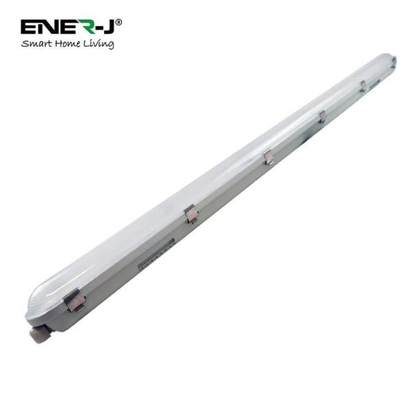 ENER-J Power Selectable & CCT Selectable Non Corrosive Waterproof LED Fitting, 1.5m, 50W, 120 Lumens per Watt | Pack of 6
