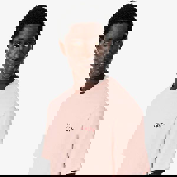 Lacoste Mens Valentines Lounge T-Shirt - Pink - 