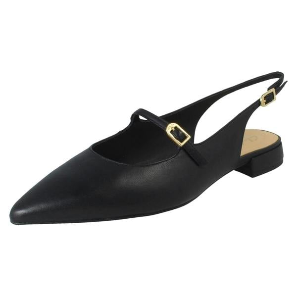 Clarks Ladies Clarks Buckle Fastening Slingback Shoes Sensa 15 Shine