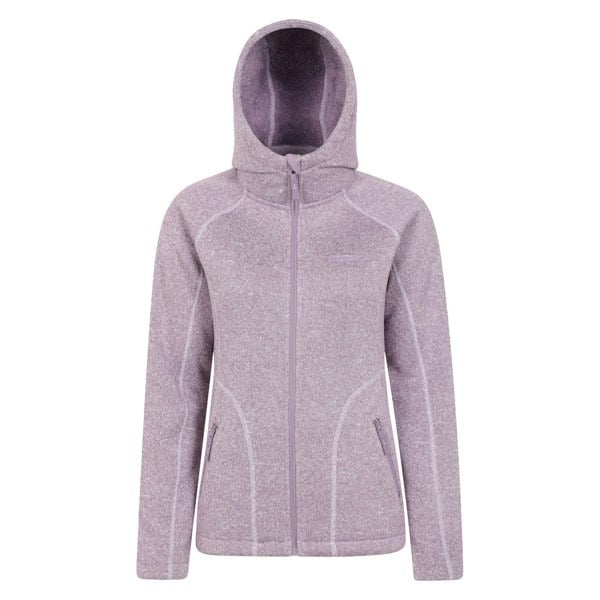 Mountain Warehouse Womens/Ladies Nevis Faux Fur Lined Full Zip Hoodie - Purple