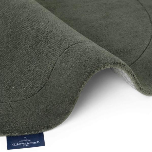Villeroy & Boch 1812 Wool Rug Organic Round Kari Natural Green