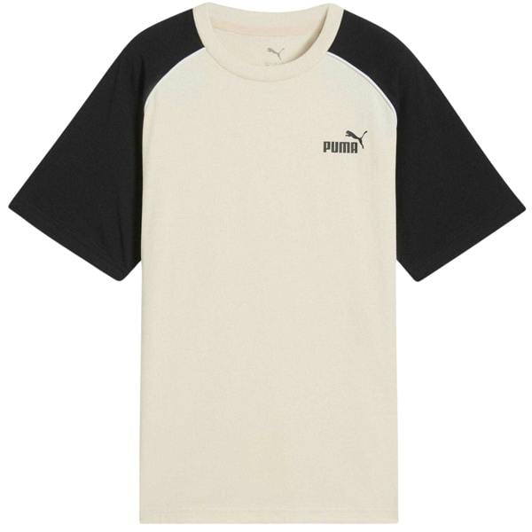 Puma Childrens/Kids Colour Block T-Shirt - Alpine White - 