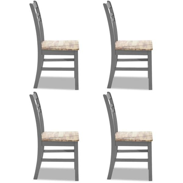 Florence Country Style Wooden Chairs Set of 4