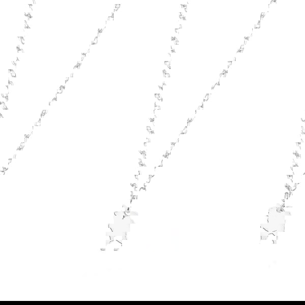 Samoyed Silhouette Silver Necklace - Personalised - MYLEE London