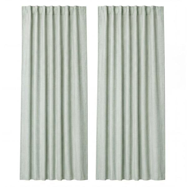 Marlow 100% Blackout Curtains Thermal Linen Look Ready Made Machine Washable