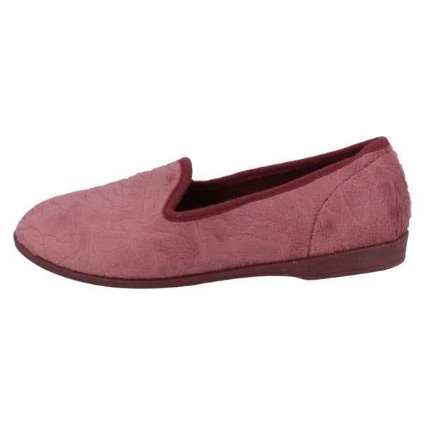 Spot On Ladies Spot On Flat Casual Slipper Shoes
