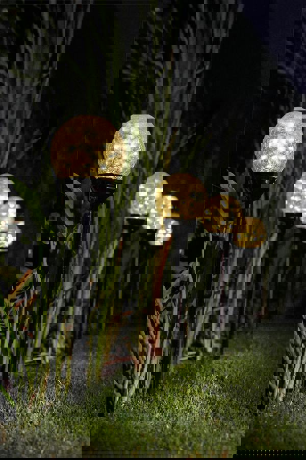 Luxform Solar Mambo Black Pearl Spike Light 12pk