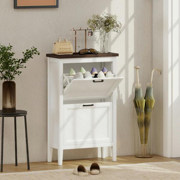 Flip-down Shoe Cabinet