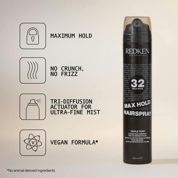 Redken Styling Max Hold Hairspray 300ml - Additional 2