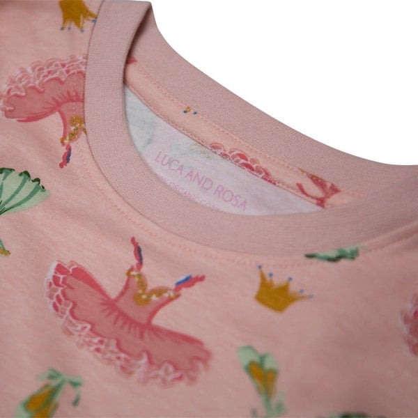 Luca and Rosa Toddler girl pyjamas - ballet print