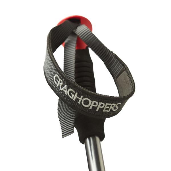 Craghoppers Venture Trekking Poles (Pack Of 2) - Silver Grey/Black/Red - 
