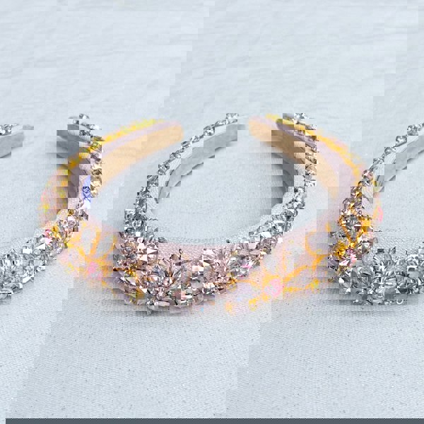 Pink Jewelled Headpiece Crystal Headband