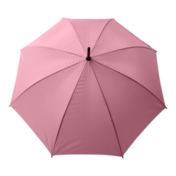 Jollybrolly Wood Stick Walking Umbrella - Coral Pink