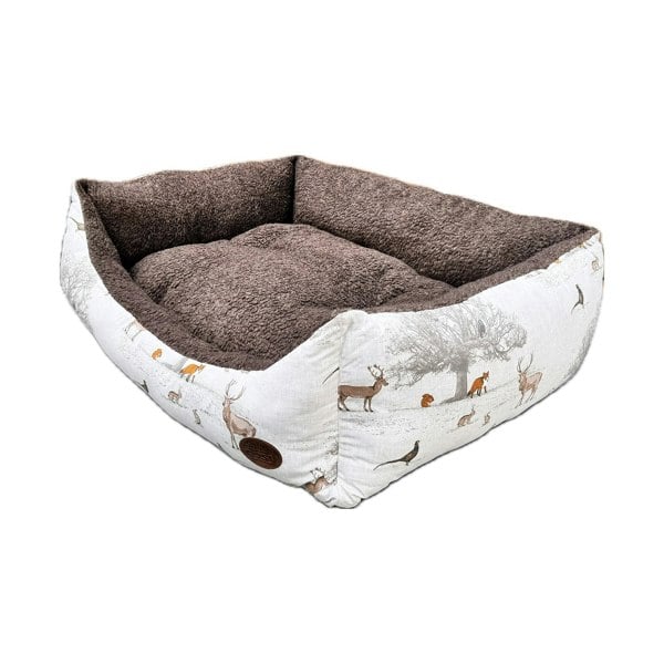 Snug and Cosy Pets Woodland Rectangle bed