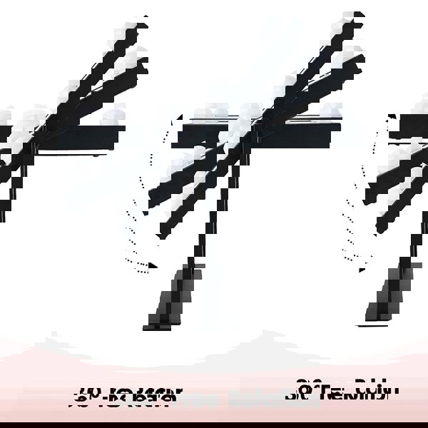 Living and Home 360° Rotation 3 Color Lighting Modes Vanity Mirror with Lights Makeup Mirror Dressing Table Mirror