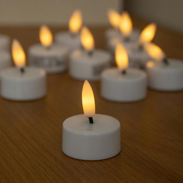 Samuel Alexander Battery Powered 12 Pack Flameless LED Tealight Candles