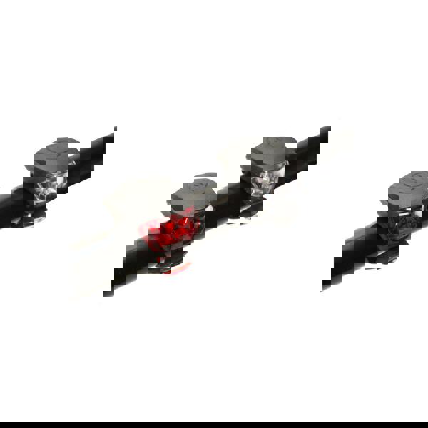 Mountain Warehouse Bike Light (Pack of 2) (Batteries Included) - Black - 