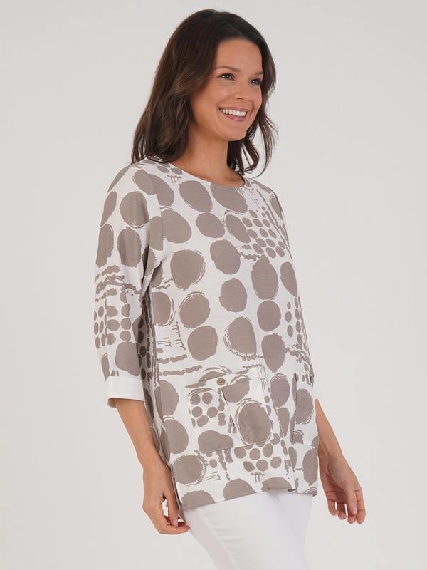 VIZ-A-VIZ Polka Dot Tunic
