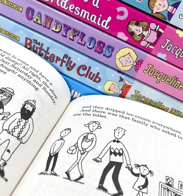 Jacqueline Wilson 9 Books Collection Set (Double Act, Candyfloss, Cookie, Little Darlings, Best Friends, The Butterfly Club and MORE)