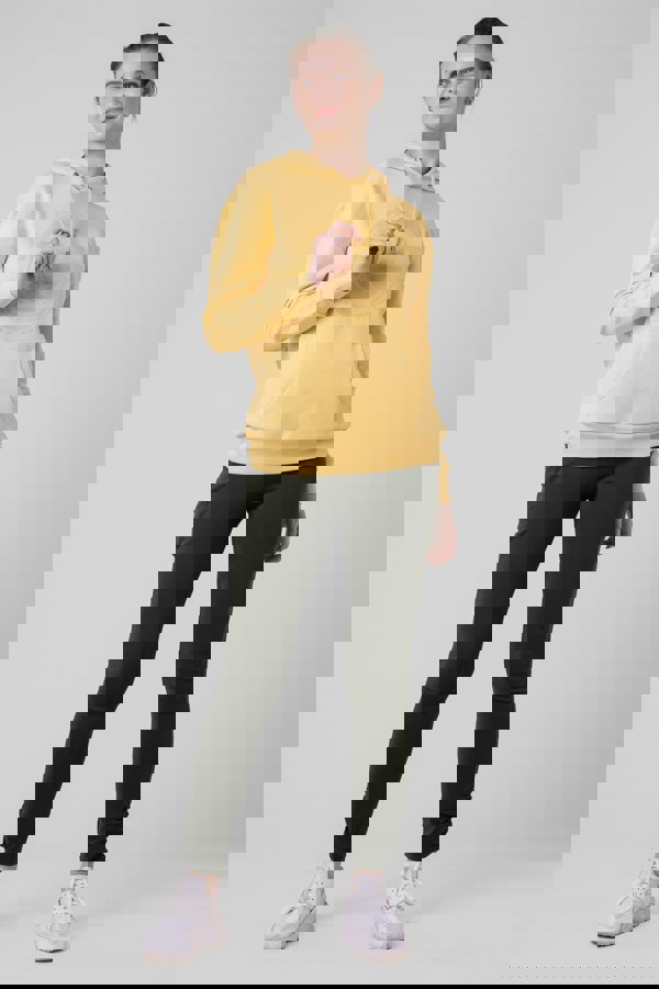 ENORSIA Women Drop Shoulder Printed Hoodie