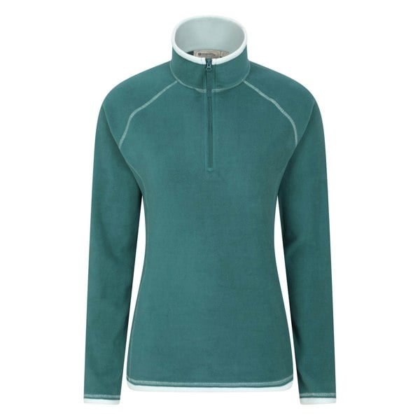 Mountain Warehouse Women's Montana Half Zip Fleece Top - Teal