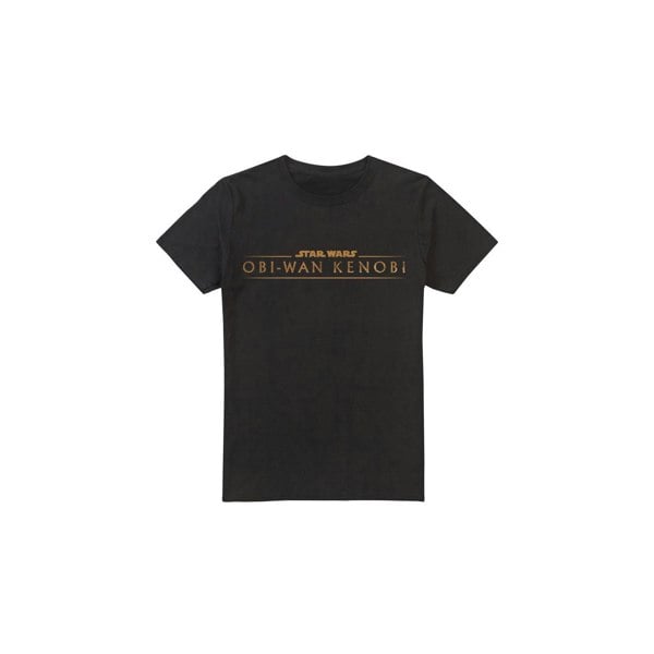Star Wars Mens Obi Wan Kenobi Logo T-Shirt - Black