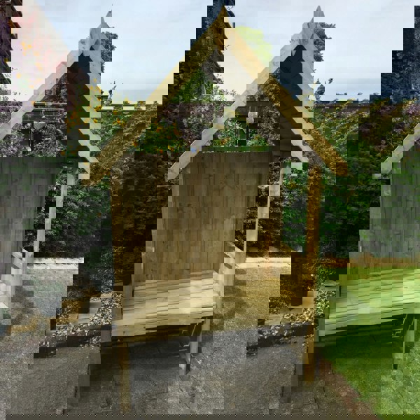 Shire Hebe 1.4x0.7m Arbour Seat - Best Shed