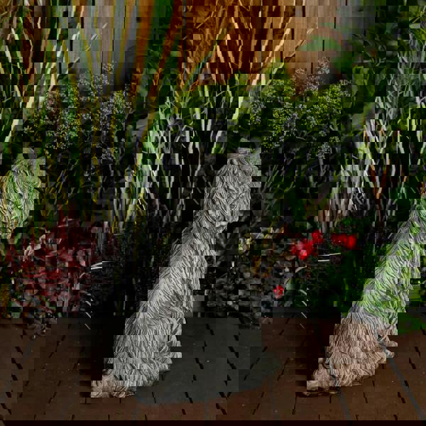 Large Terrier Dog Stone Cast Ornament 