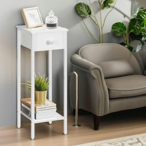 Rafaelo Mobilia Set of 2 Tall Bedside Tables