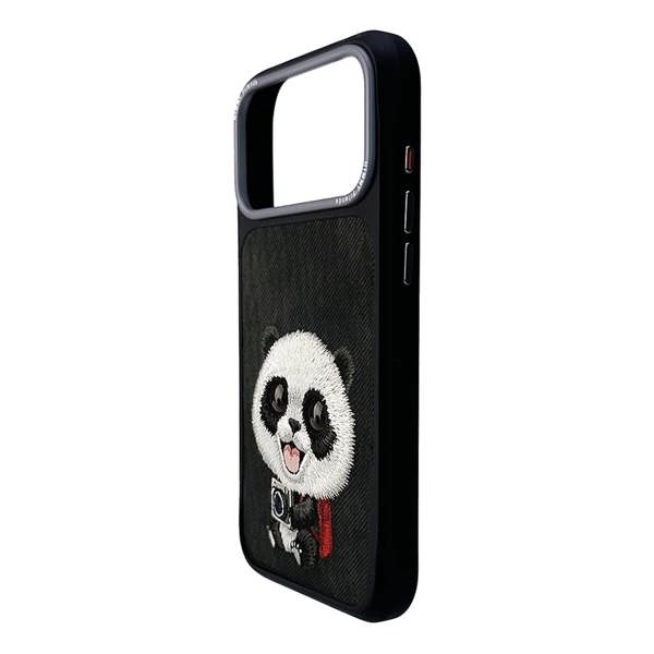 Nimmy Friends Nimmy Big Eye Cute Pet Travel Panda Case with MagSafe for iPhone 17 Pro Max 6.9" Black Grey - N-XDY-IP17-PRO-MAX-06-A
