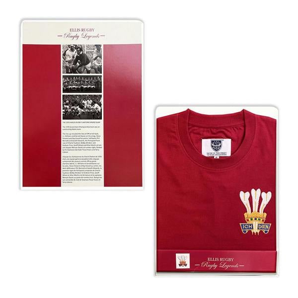 Ellis Rugby Wales 1976 Grand Slam T-shirt