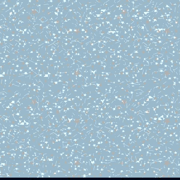 Blue and white stars, constellation print children's bedroom and nursery decor. Big Little Bedrooms. Free Shipping. 