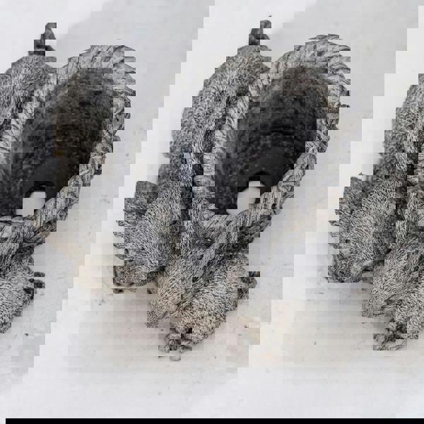 Stone Cast Pot with Rabbits for Flowers or Plants