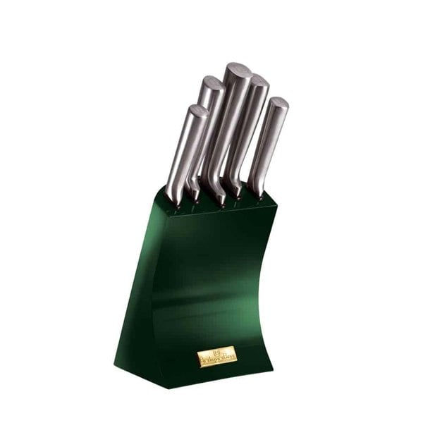 Knife Set with Stand Berlinger Haus BH-2448 Emerald Collection