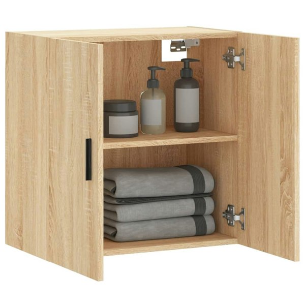 Berkfield Wall Cabinet Sonoma Oak 60x31x60 cm Engineered Wood