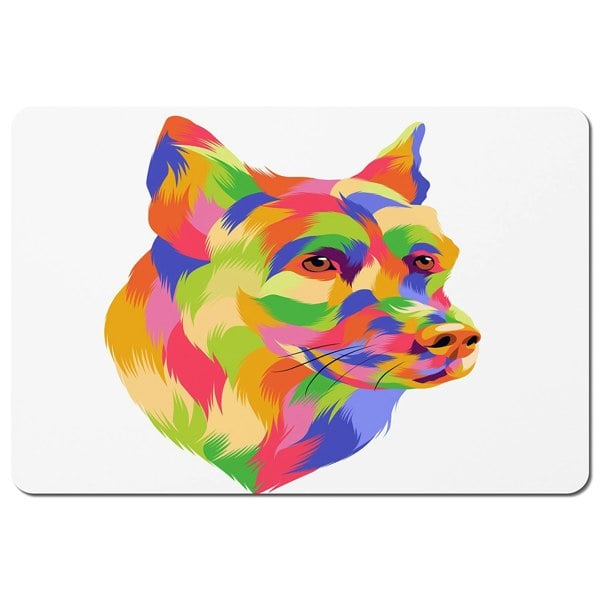 Benjamin Tate Design Amazing Illustration Dog Pop Art (Placemat)