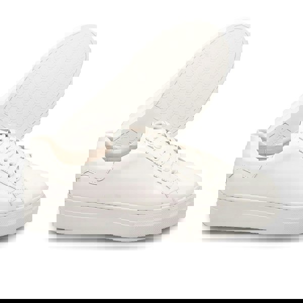 David WeJ Leather Sneakers - White